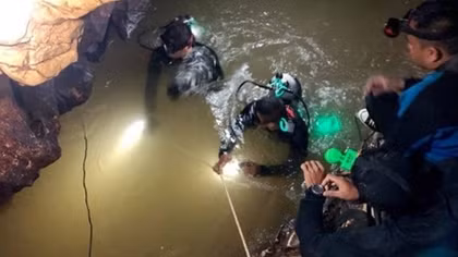 Thai soccer team saved from flooded cave