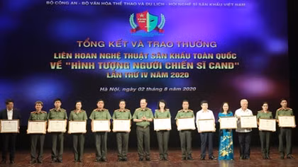 "Public Security Officer's Images" Art Festival closes
