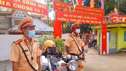 Public Security Forces try hard to safeguard national election 