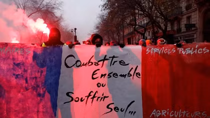 French unions call for new day of action on December 10