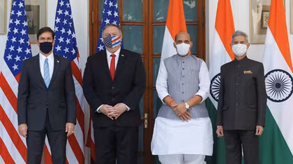 Pompeo says U.S., India must focus on threat posed by China