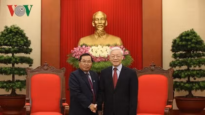Party leader sanguine about growing Vietnam-Laos solidarity