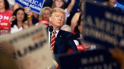 Trump unshackled: President defends Charlottesville response at raucous rally