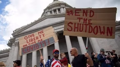 More U.S. protests call for lifting coronavirus restrictions as governors push back