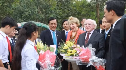 Irish President visits Quang Tri