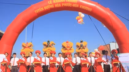Danang city opens South-East ring road section