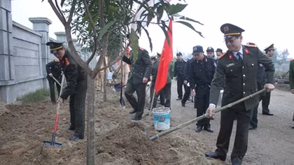 Public Security units launch Arbor Day 