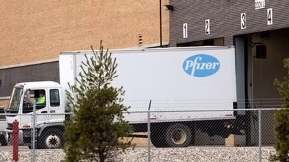 Historic U.S. COVID vaccine campaign launches with convoy of trucks