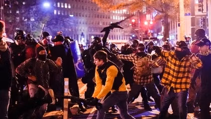 Pro-Trump protests decry president's election loss, opposing groups clash in Washington