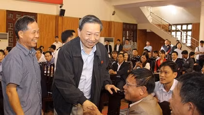 Minister To Lam meets voters of in Bac Ninh’s Tien Du district