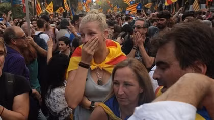 Spain sacks Catalan government after independence declaration