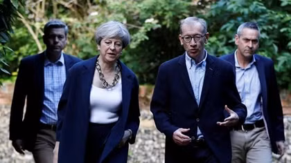 Britain's PM May to face her party amid post-election tumult