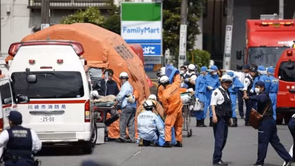Knife-wielding man slashes schoolgirls at bus stop in Japan, killing two