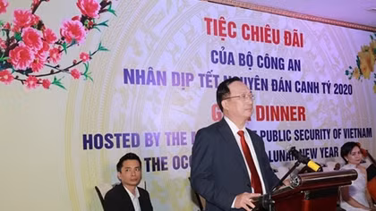 Ministry of Public Security hosts dinner for foreign representatives in Vietnam