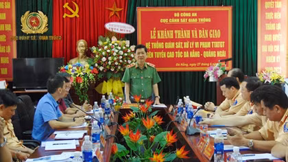MPS inaugurates traffic monitoring system on Da Nang - Quang Ngai Expressway