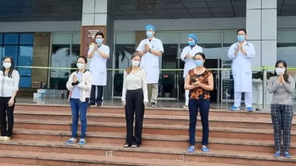 Five more COVID-19 patients discharged from hospital
