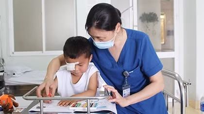 Public security doctors bring light to Hmong boy