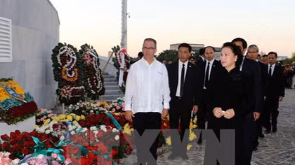 NA Chairwoman pays tribute to Cuba revolutionary leader