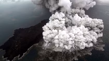 Indonesia orders flights to steer clear of erupting Anak Krakatau volcano