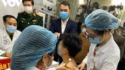 Volunteers receive 50mcg dose of Nano Covax to combat COVID-19
