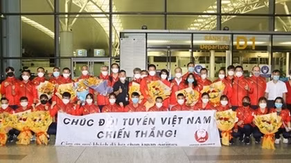 Vietnamese athletes arrive in Japan