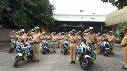 Traffic police serving APEC Senior Officials’ Meetings 2017