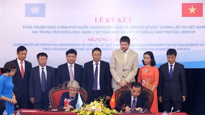 UNESCO sponsors Vietnam’s centers for mathematics and physics