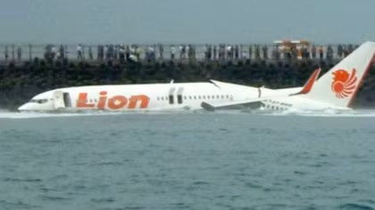 Indonesian plane with 189 on board crashes after take-off from Jakarta