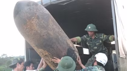 400kg bomb deactivated in Kon Tum province
