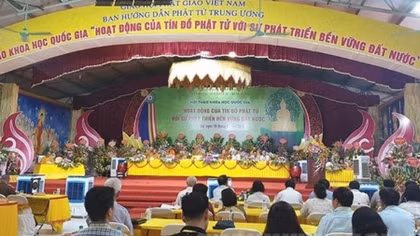 Symposium talks Buddhism’s contributions to sustainable development