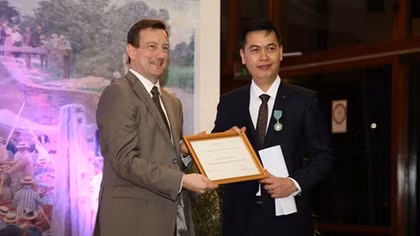 Head of Records and Archives Department honored with French Knight title