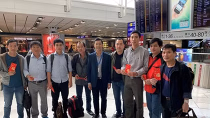 Oil tanker Aulac Fortune’s sailors return home for Tet