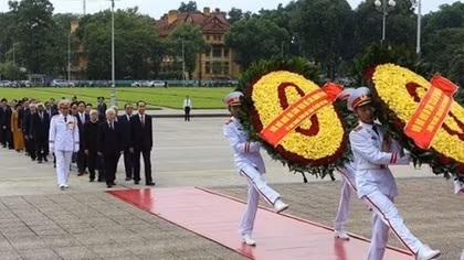 National leaders pay tribute to late President Ho Chi Minh on National Day