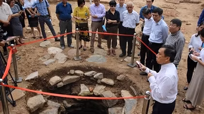 Important archaeological discoveries at Thang Long Imperial Citadel