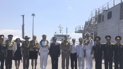 Pacific Partnership 2017 arrives in Da Nang