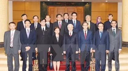 Party leader receives ASEAN members’ diplomatic representatives