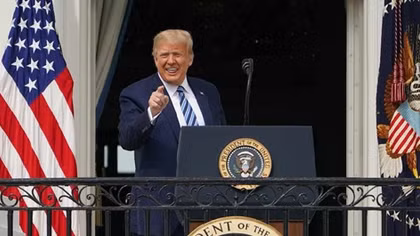 Trump tries to put COVID-19 behind him with campaign rally in Florida