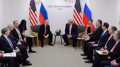 Putin and Trump talk for 80 minutes in Osaka