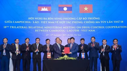 Vietnam-Laos-Cambodia adopt Joint Statement on fostering anti-drug cooperation