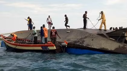 At least 42 drowned in Lake Victoria ferry sinking, death toll could top 200