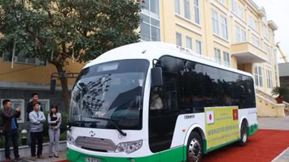 Vietnamese island gears up for first solar bus