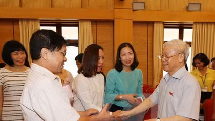 Hanoi voters raise opinions on various issues