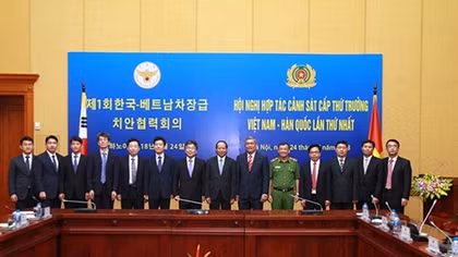 Vietnam and RoK promote cooperation in crime prevention and fight