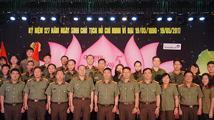 Launching the contest "70 years of golden history of Public Security Logistics-Techniques Forces"