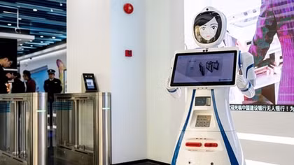 Inside Shanghai's robot bank: China opens world's first human-free branch