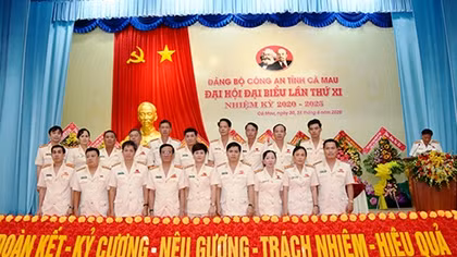 Party organization of Ca Mau police organize 11th Party Congress