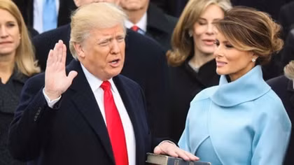 The key moments of Donald Trump's inauguration day
