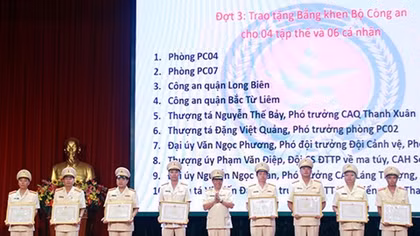 Hanoi Police reviews 3-years of implementation of the Politburo’s Directive No.5
