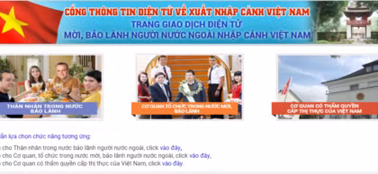 Vietnam’s immigration sponsorship application goes online