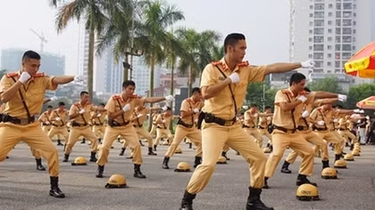 Over 700 police officers joins Police Regulations and Martial Art competition